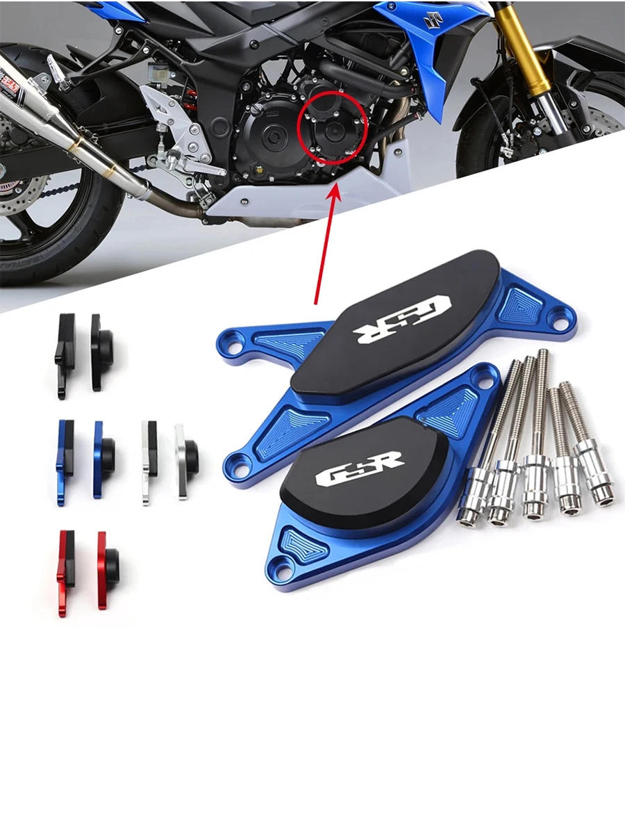 Защита Двигателя С ЧПУ Для Suzuki GSR750 GSR600 GSR400 - Ползунки И Стопоры Для Защиты От Падения, Аксессуары Для Мотоциклов 
Защита Двигателя С ЧПУ Для Suzuki GSR750 GSR600 GSR400 - Ползунки И Стопоры Для Защиты От Падения, Аксессуары Для Мотоциклов