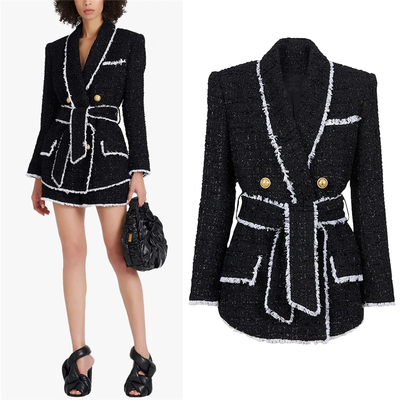 Fall new women's tweed green fruit collar suit jacket jacket high quality fashion high street color patchwork long sleeve suitXL
Fall new women's tweed green fruit collar suit jacket jacket high quality fashion high street color patchwork long sleeve suitXL