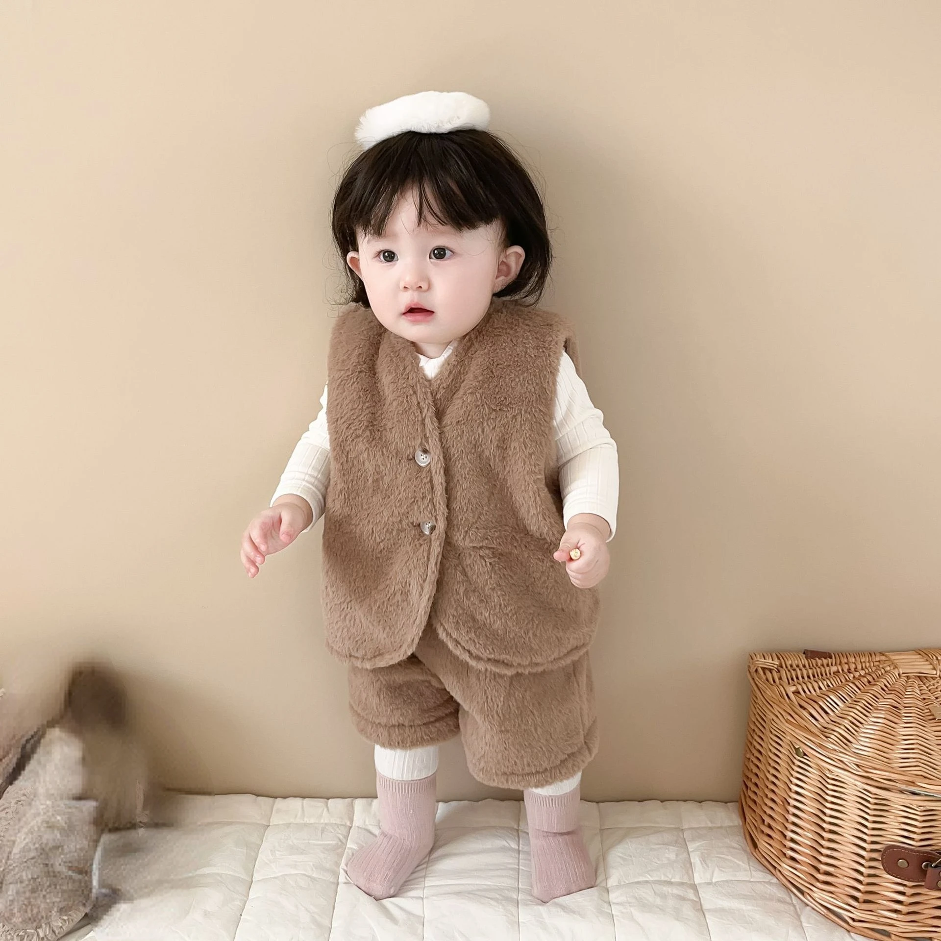 2022 Infant Newborn Baby Girl Boy Autumn Winter Solid Clothes Sets Sleeveless Vest + Thick Solid Pants 2PCs Outfits
2022 Infant Newborn Baby Girl Boy Autumn Winter Solid Clothes Sets Sleeveless Vest + Thick Solid Pants 2PCs Outfits