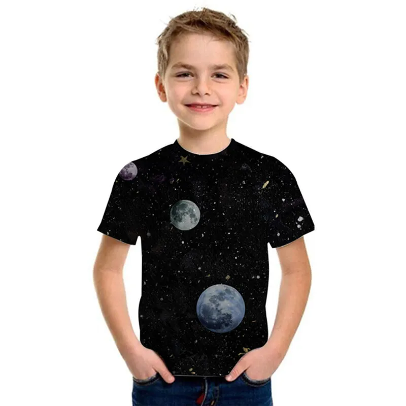 New summer 2022, galaxy planet 3D print T-shirt, cartoon T-shirt suitable for boys and girls 2-14 years old, short sleeve t-shirt
New summer 2022, galaxy planet 3D print T-shirt, cartoon T-shirt suitable for boys and girls 2-14 years old, short sleeve t-shirt