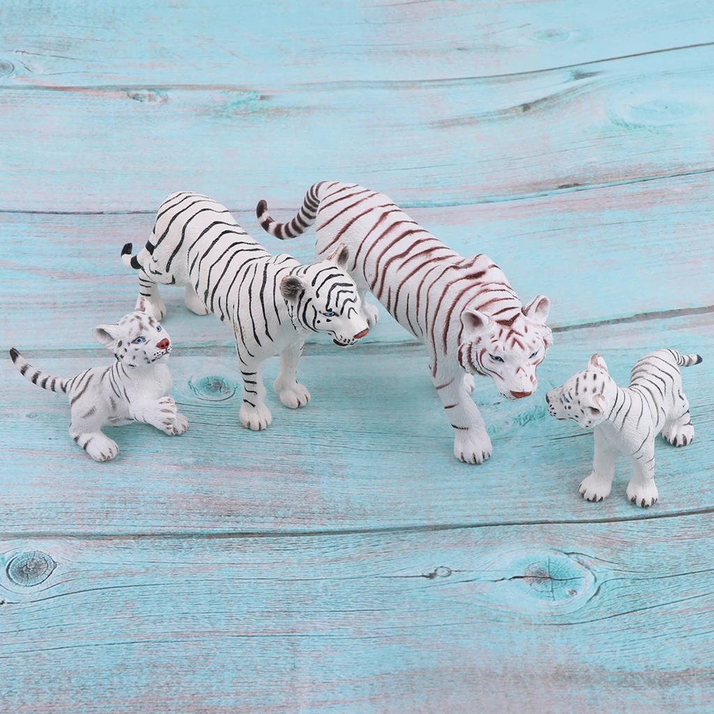 4 Pieces Simulation White Tiger Figure Toy Animal Model Set, Home Ornaments
4 Pieces Simulation White Tiger Figure Toy Animal Model Set, Home Ornaments