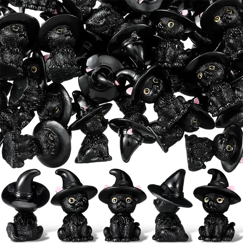 Миниатюры черные кошки из смолы 3/6 шт
Миниатюры черные кошки из смолы 3/6 шт