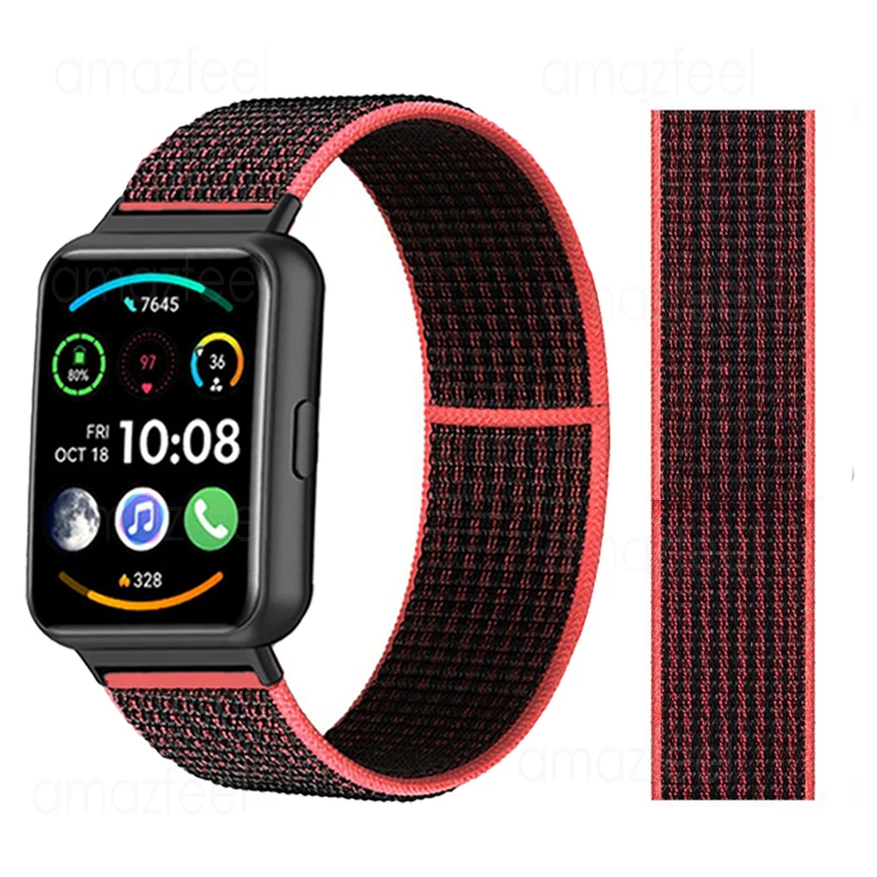 Ремешок нейлоновый для смарт-часов Huawei Watch Fit 2, легкие воздухопроницаемые браслеты для Huawei Watch Fit
Ремешок нейлоновый для смарт-часов Huawei Watch Fit 2, легкие воздухопроницаемые браслеты для Huawei Watch Fit