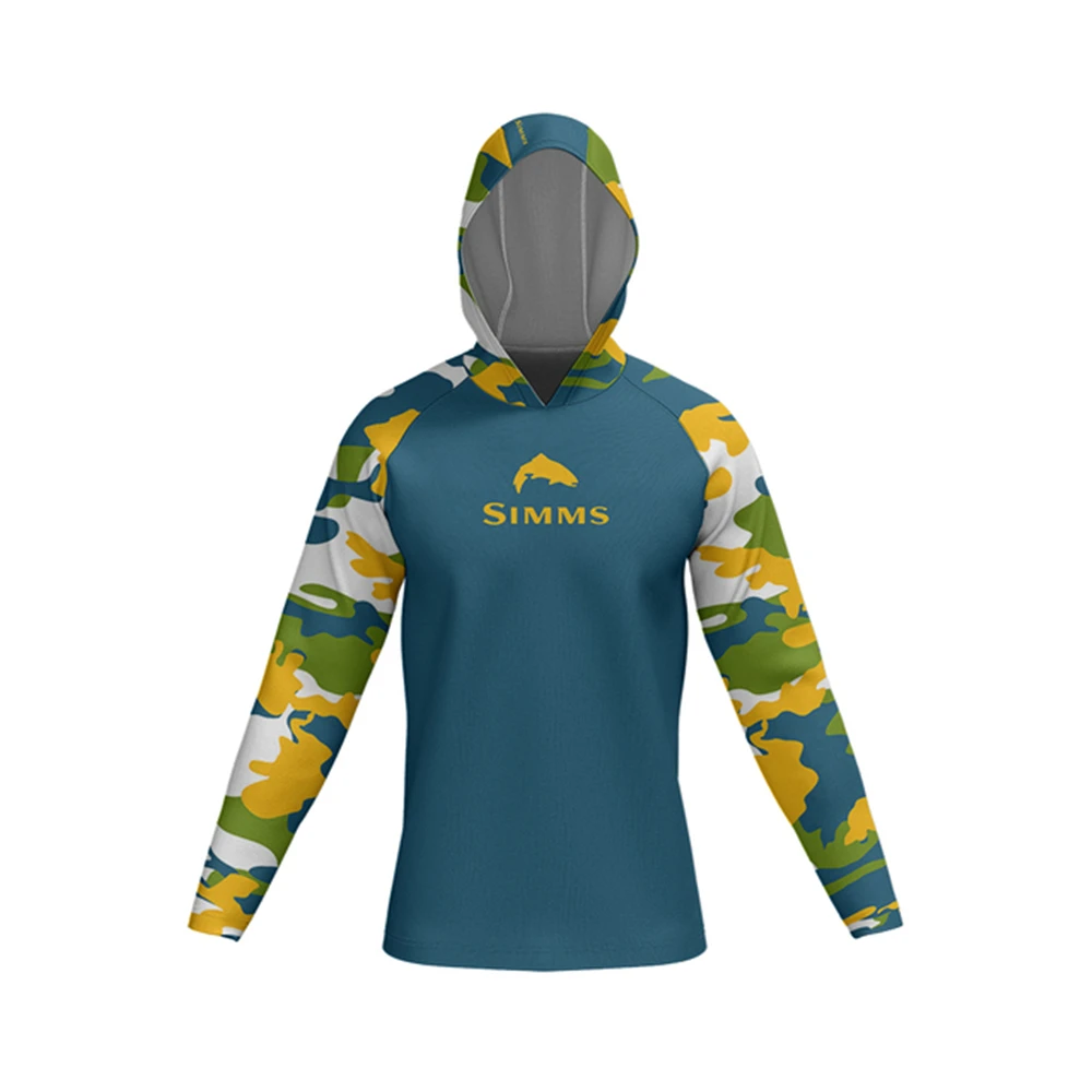 Simms Fishing Apparel Summer Outdoor Men Long Sleeve T-shirt Fishing Shirt Sun Uv Protection Breathable Hooded Angling Clothing
Simms Fishing Apparel Summer Outdoor Men Long Sleeve T-shirt Fishing Shirt Sun Uv Protection Breathable Hooded Angling Clothing