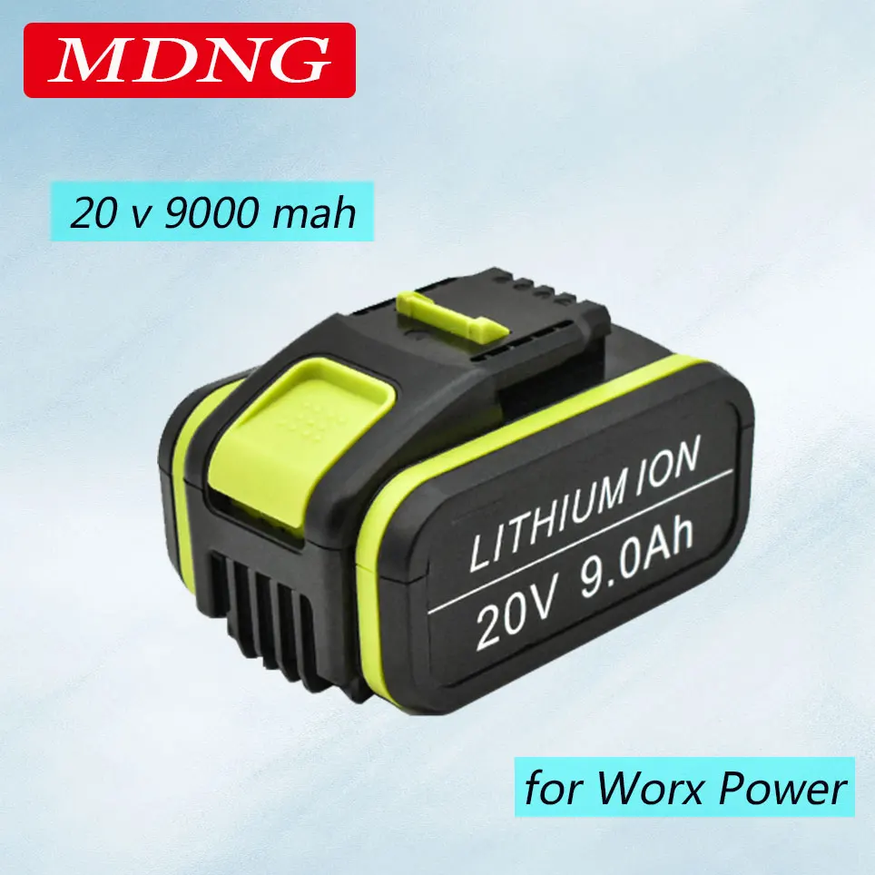 9000mAh Replacement Worx 20V Max Li-Ion Battery WA3551 WA3551.1 WA3553 WA3641 WX373 WX390 Rechargeable Battery Tool
9000mAh Replacement Worx 20V Max Li-Ion Battery WA3551 WA3551.1 WA3553 WA3641 WX373 WX390 Rechargeable Battery Tool