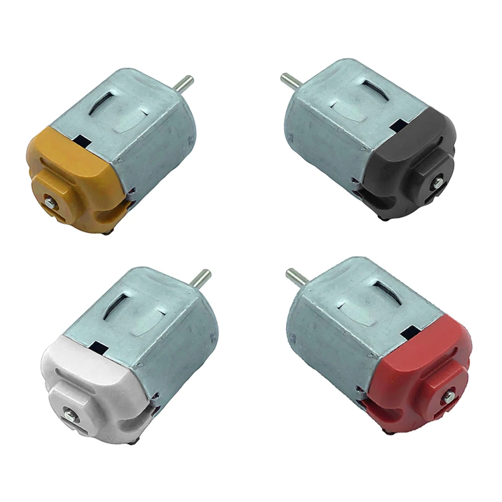 3V 0.3A 16000RPM Mini DC Motor Micro DC Motor for DIY Toys Hobbies Smart Car MOTOR 130 Small Motor Red/Yellow/Black/White
3V 0.3A 16000RPM Mini DC Motor Micro DC Motor for DIY Toys Hobbies Smart Car MOTOR 130 Small Motor Red/Yellow/Black/White