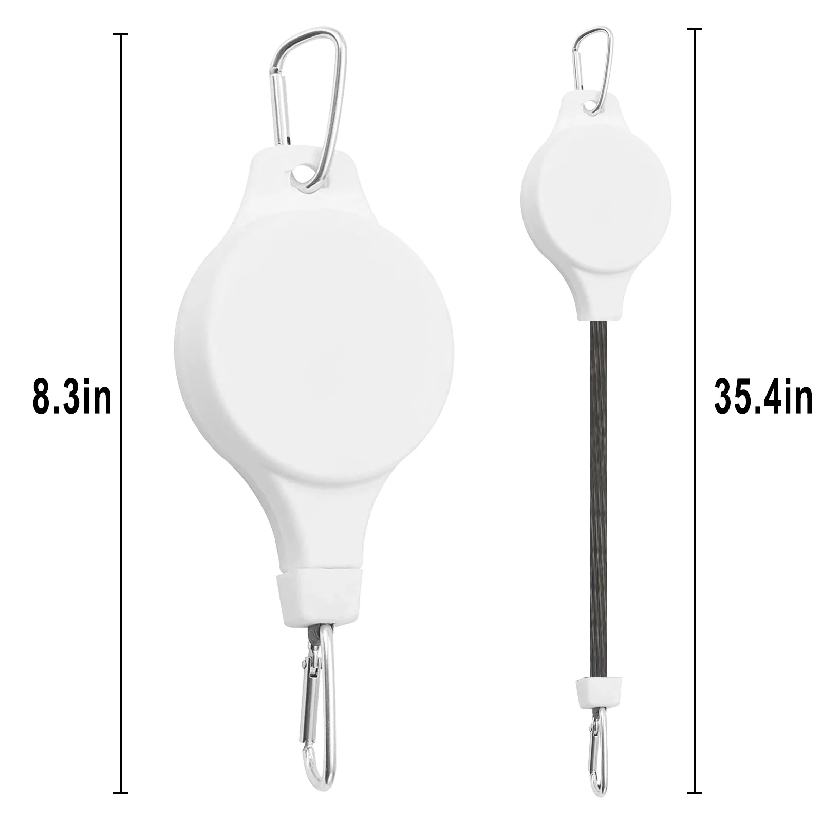 Adjustable Plant Pulley Hanger Retractable Plant Hanger For Garden Hanging Basket Pots And Bird Feeder White 2/3/4/5 Pack
Adjustable Plant Pulley Hanger Retractable Plant Hanger For Garden Hanging Basket Pots And Bird Feeder White 2/3/4/5 Pack