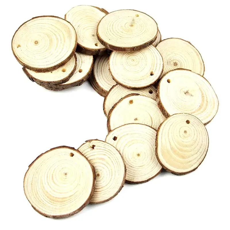 ROSENICE 50pcs 4-5CM Wood Log Slices Discs for DIY Crafts Wedding Centerpieces with 10M Jute Twine
ROSENICE 50pcs 4-5CM Wood Log Slices Discs for DIY Crafts Wedding Centerpieces with 10M Jute Twine