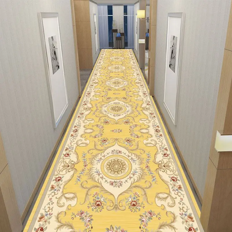 

Persian Corridor Hallway Carpet Rugs Moroccan Floral Style Living Room Area Rug Bedroom Bedside Rug Kitchen Mat Non-slip Doormat