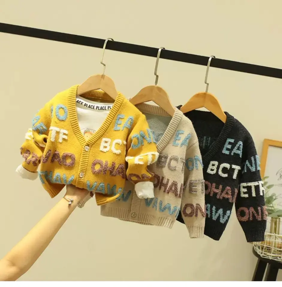 Spring and Autumn Boys Sweater Jacket Girls Baby Cardigan Warm Knitted Jacket Children's Western Style Top Kids Boy Coat
Spring and Autumn Boys Sweater Jacket Girls Baby Cardigan Warm Knitted Jacket Children's Western Style Top Kids Boy Coat