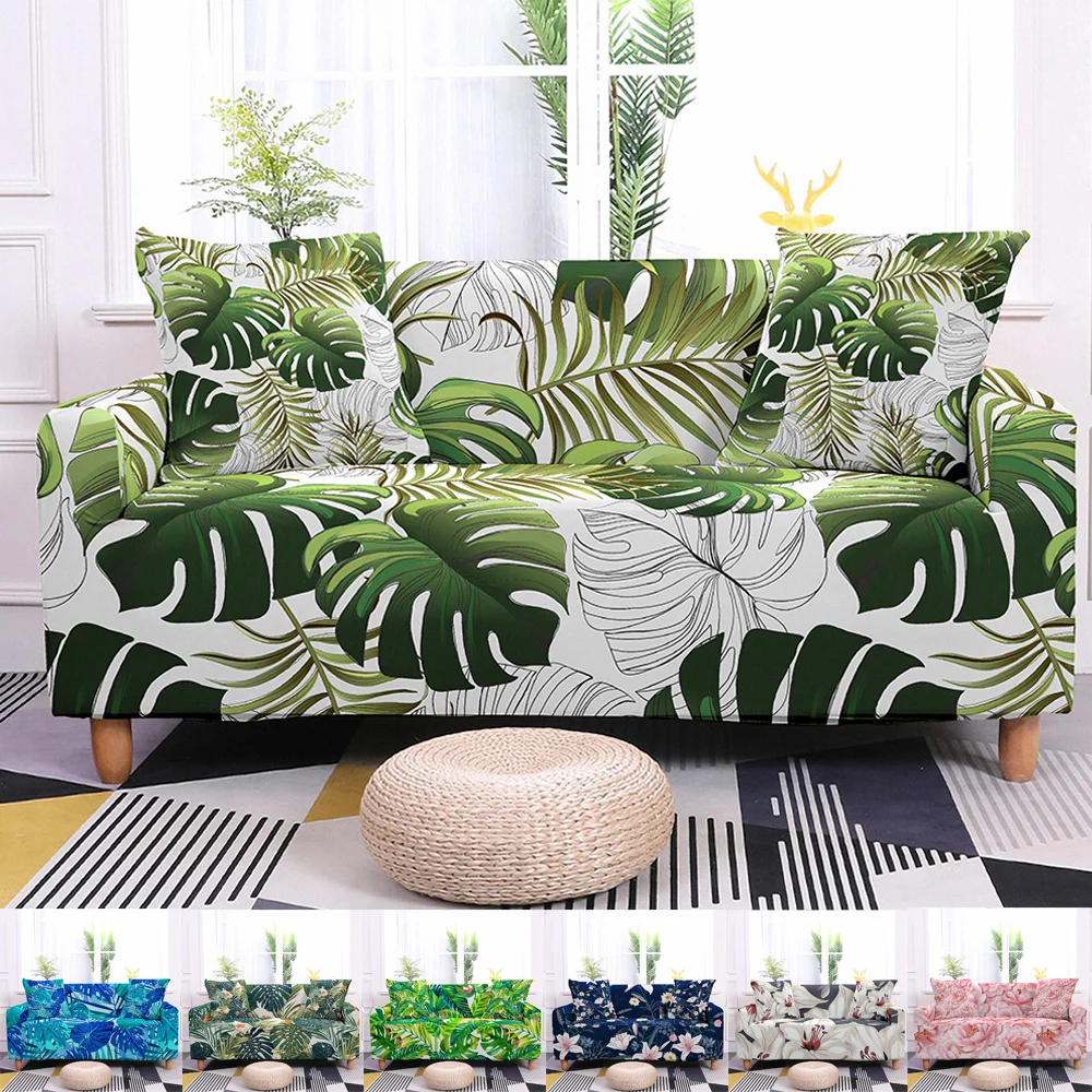 Tropical Leaves Sofa Cover For Living Room Stretch Slipcover Elastic Corner Sectional Couch Cover Anti-dust 1/2/3/4 Seater
Tropical Leaves Sofa Cover For Living Room Stretch Slipcover Elastic Corner Sectional Couch Cover Anti-dust 1/2/3/4 Seater
