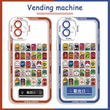 Drinks Vending Machine Soft Silicone Case for Xiaomi Redmi Note 12 Pro 11 11S 10 10S 9S 9 Pro Max 8 7 5 10C 9A 9C 8A 7A Cover