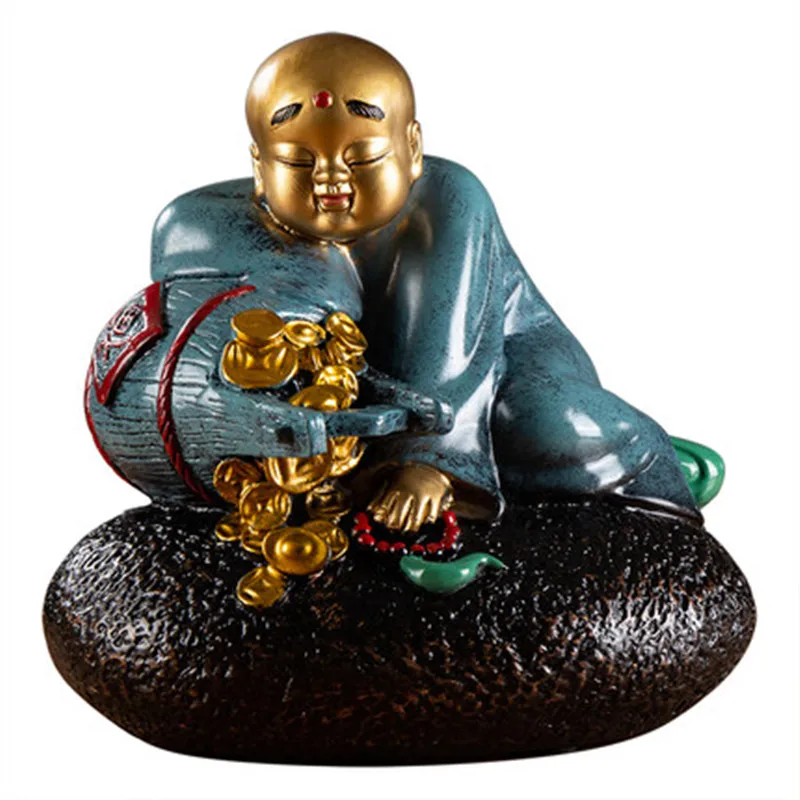 Chinese Zen Tea Room Buddha Statue Home Decor Resin Figurines Living Room Decoration Accessories Sculpture Craft Gift A3754
Chinese Zen Tea Room Buddha Statue Home Decor Resin Figurines Living Room Decoration Accessories Sculpture Craft Gift A3754
