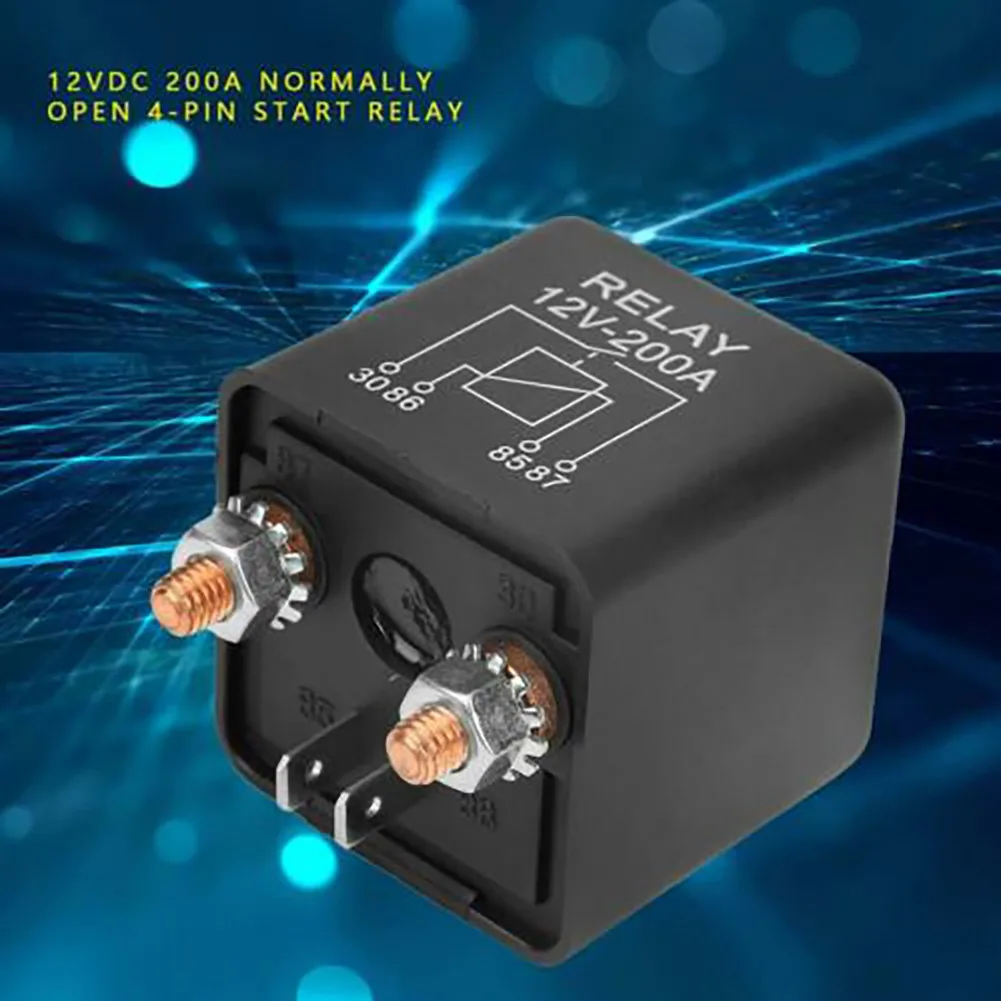 200A Automotive Relay 12V Normally Open Start WM686 M6 Terminal RL180 DC12V 200A High Performance Automotive Control Unit
200A Automotive Relay 12V Normally Open Start WM686 M6 Terminal RL180 DC12V 200A High Performance Automotive Control Unit