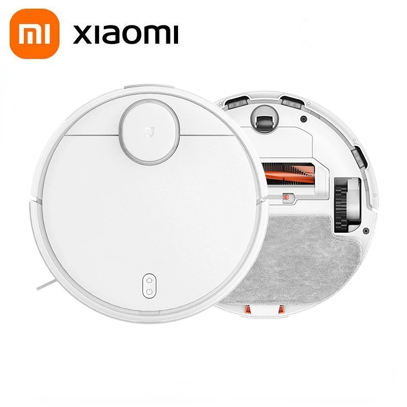 

XIAOMI MIJIA Robot Vacuum Cleaner Mop 3C For Home Sweeping Dust LDS Scan 4000PA Cyclone Suction Washing Mop App Smart Planned