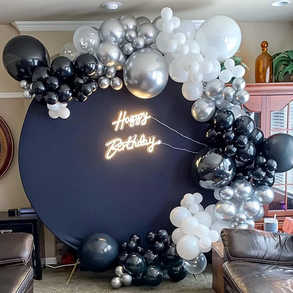Birthday Party Balloons Kit Black White Silver Confetti Latex Balloon Garland Arch Baby Shower Wedding Birde Shower Decoration
Birthday Party Balloons Kit Black White Silver Confetti Latex Balloon Garland Arch Baby Shower Wedding Birde Shower Decoration