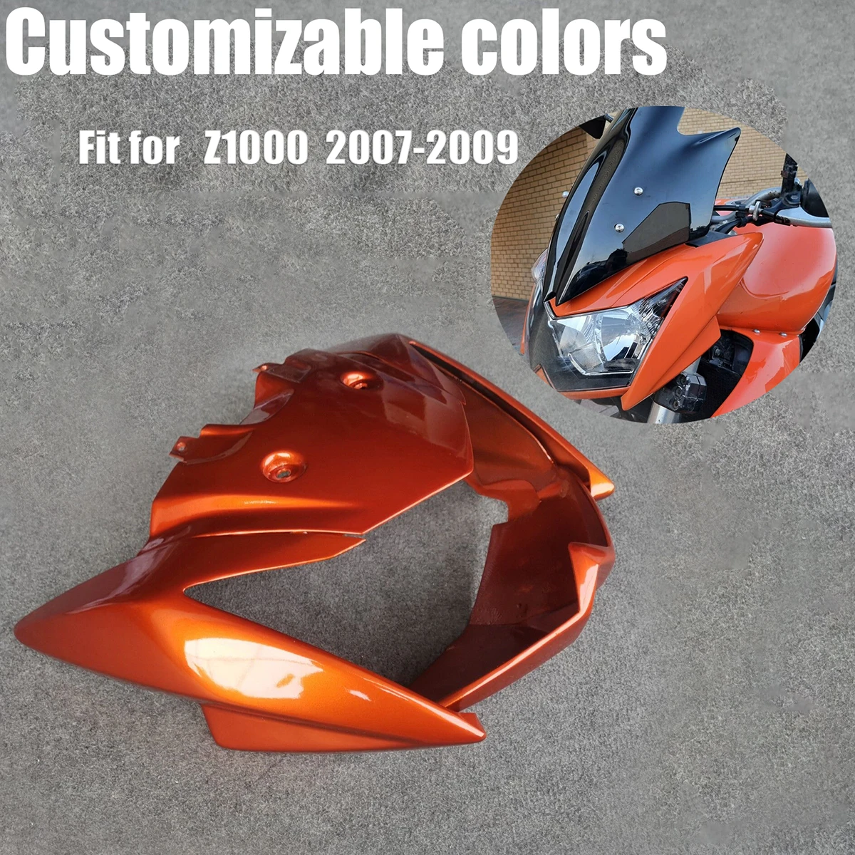 Подходит для Kawasaki 2007 2008 2009 Z1000 аксессуары для мотоциклов передняя обтекатель верхняя фара 07 08 09 Z 1000
Подходит для Kawasaki 2007 2008 2009 Z1000 аксессуары для мотоциклов передняя обтекатель верхняя фара 07 08 09 Z 1000