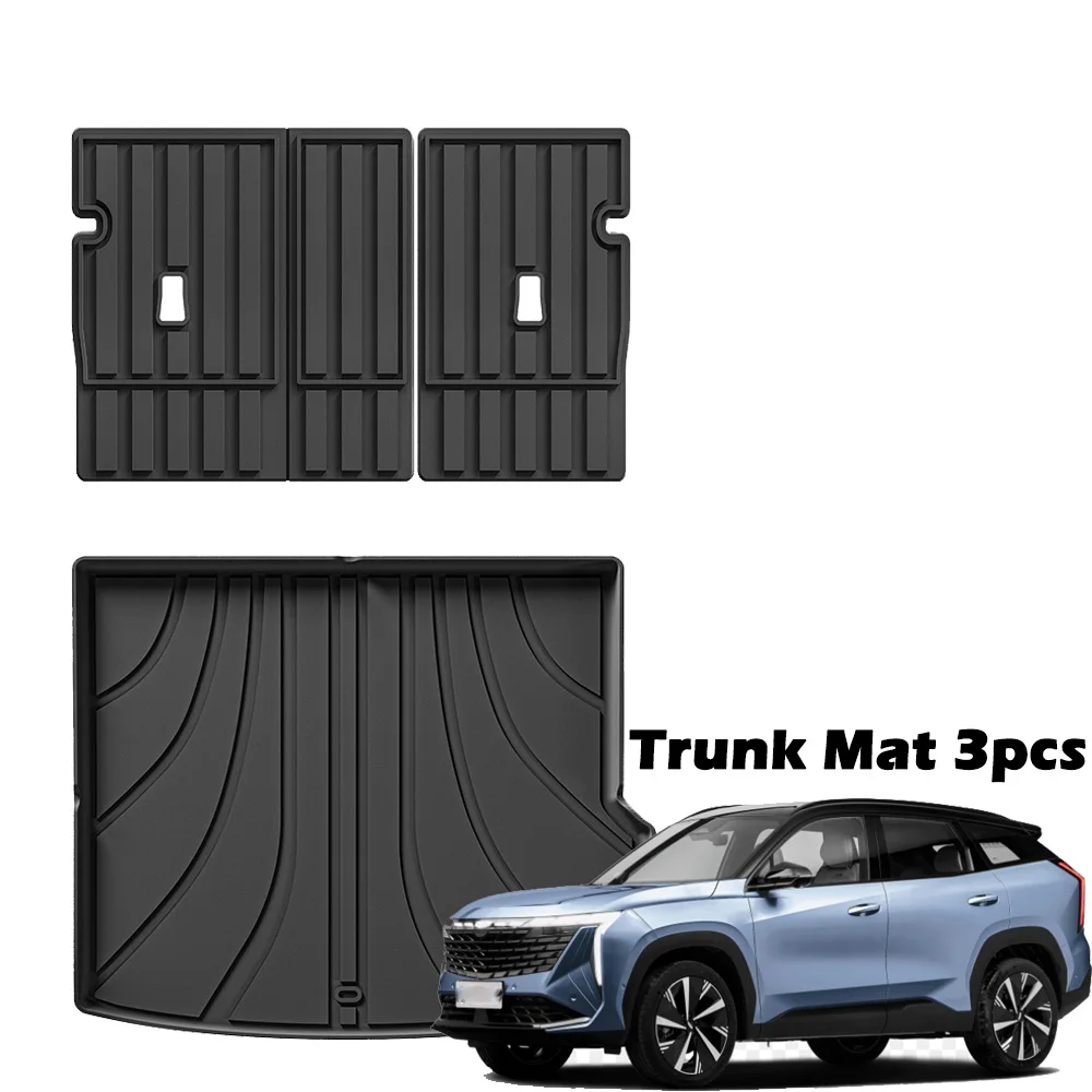 Для Geely Atlas 2023-2025 Коврики из ТПЭ, всепогодные водонепроницаемые напольные коврики Коврики для багажника для Geely Boyue L Аксессуары
Для Geely Atlas 2023-2025 Коврики из ТПЭ, всепогодные водонепроницаемые напольные коврики Коврики для багажника для Geely Boyue L Аксессуары