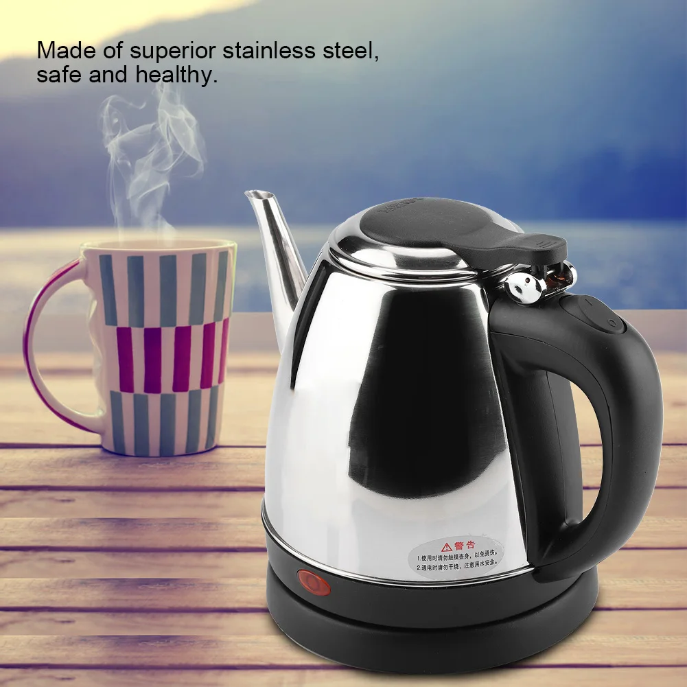 Fast Water Boiling Pot 1.2L Stainless Steel Electric Kettle Fast Water Heating Boiling Pot portable water boiler Teapot For Home
Fast Water Boiling Pot 1.2L Stainless Steel Electric Kettle Fast Water Heating Boiling Pot portable water boiler Teapot For Home