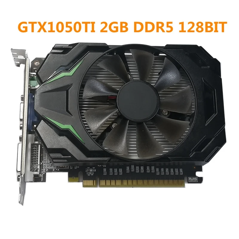 GTX1050TI высокоскоростная графическая карта 2 ГБ DDR5 1092 бит 1150 МГц VGA + DVI + HD PCI-E игровая графическая карта для настольного ПК
GTX1050TI высокоскоростная графическая карта 2 ГБ DDR5 1092 бит 1150 МГц VGA + DVI + HD PCI-E игровая графическая карта для настольного ПК