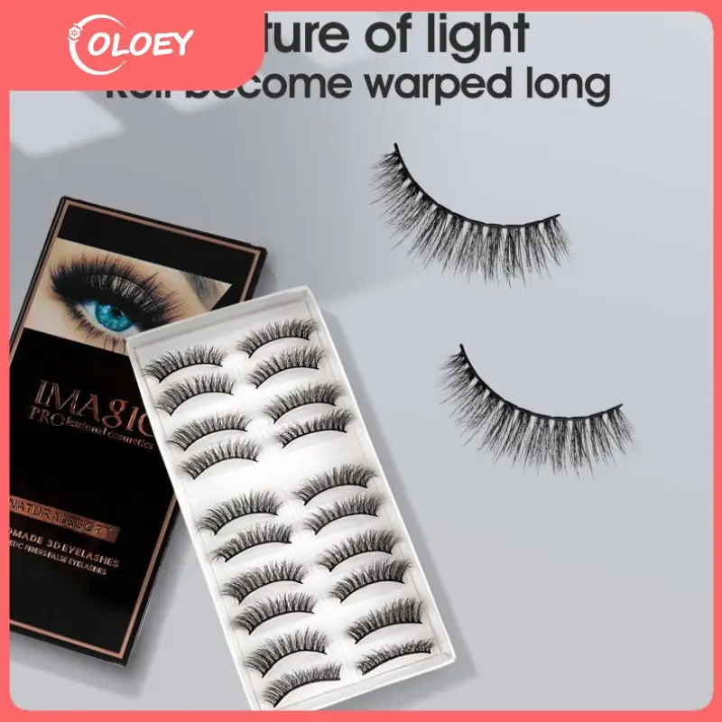 NEW 10 Pairs Natural False Eyelashes Kit Thick Curled Fake Lashes Makeup 3D Mink Lashes Extension Eyelash Makeup Tools
NEW 10 Pairs Natural False Eyelashes Kit Thick Curled Fake Lashes Makeup 3D Mink Lashes Extension Eyelash Makeup Tools