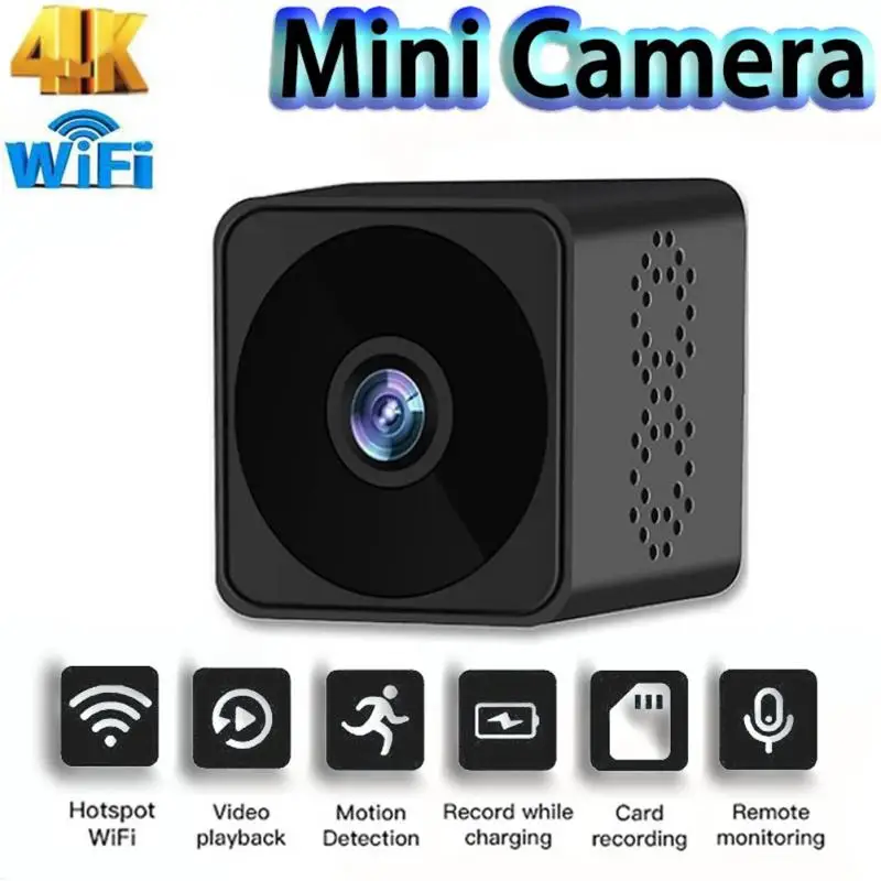 Mini Camera 4K 1080P Night Camcorder Wireless DVR Micro Camera Sport DV Video Small Cam WIFI Surveillance IP Camera
Mini Camera 4K 1080P Night Camcorder Wireless DVR Micro Camera Sport DV Video Small Cam WIFI Surveillance IP Camera