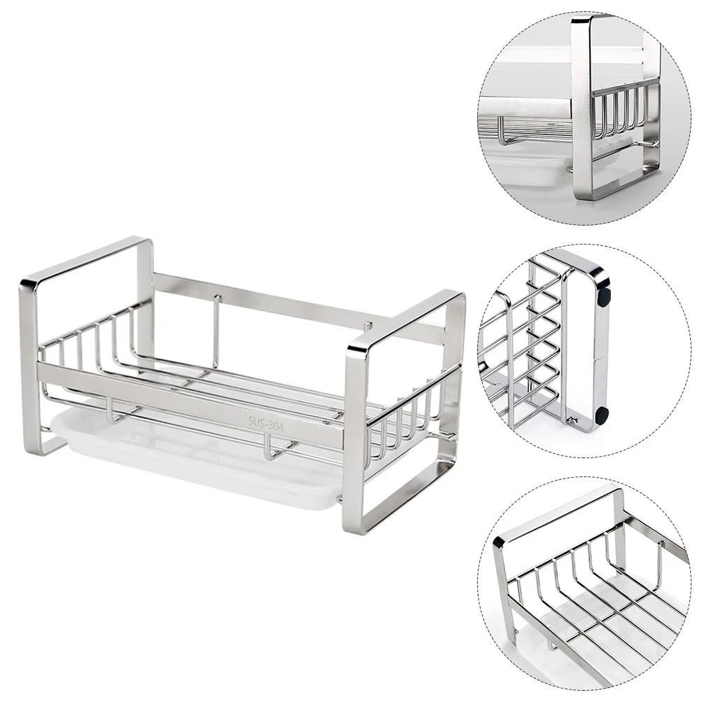 Kitchen Storage Basket Stainless Steel Sponge Holder Sponge Holder Kitchen Brush Soap Basket Sink Hanging Basket Basket Shelf
Kitchen Storage Basket Stainless Steel Sponge Holder Sponge Holder Kitchen Brush Soap Basket Sink Hanging Basket Basket Shelf
