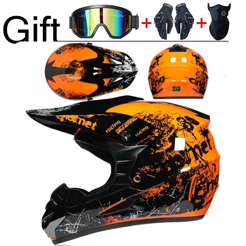 Motorcycle Helmet Professional Off-road Helmet Motor Downhill Racing Motocross Casque Moto Helmet 3 Free Gift Suitable Kid 
Motorcycle Helmet Professional Off-road Helmet Motor Downhill Racing Motocross Casque Moto Helmet 3 Free Gift Suitable Kid