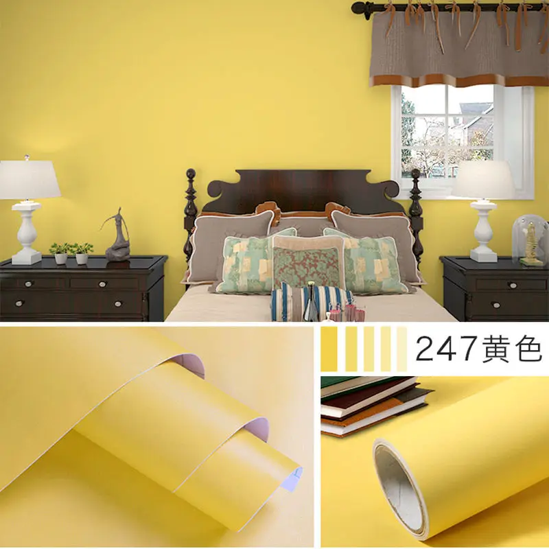 Vinyl Matte Waterproof Self Adhesive Wallpaper Easy Using Wall Sticker for Living Room Kitchen Furniture Cabinet Home Decor Film
Vinyl Matte Waterproof Self Adhesive Wallpaper Easy Using Wall Sticker for Living Room Kitchen Furniture Cabinet Home Decor Film