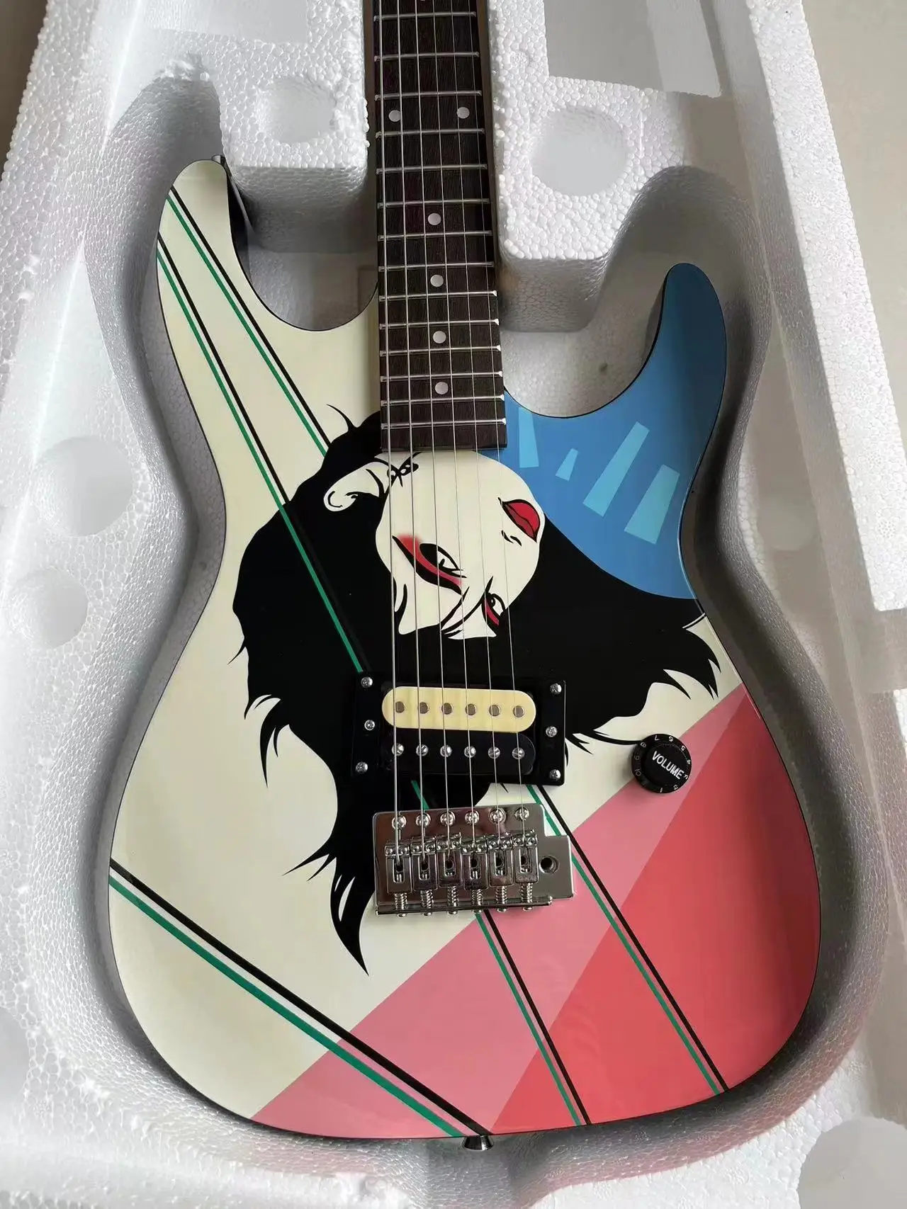 Electric Guitar Scalloped Maple Fingerboard 22 Frets Professional groove High Quality Yngwie Malmsteen Cream Guitars GDSGDSB
Electric Guitar Scalloped Maple Fingerboard 22 Frets Professional groove High Quality Yngwie Malmsteen Cream Guitars GDSGDSB