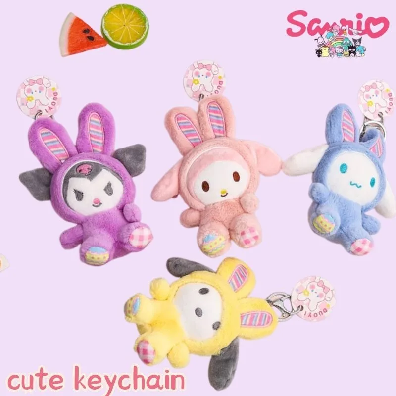 Sanrio Cartoon Plush Keychain Melody Cinnamoroll Pochacco Keychain Student Schoolbag Bestie Gift Cartoon Pendant
Sanrio Cartoon Plush Keychain Melody Cinnamoroll Pochacco Keychain Student Schoolbag Bestie Gift Cartoon Pendant