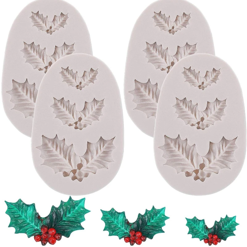 Christmas Holly Leaf Shape Silicone Mold Fondant Cake Cookie Decoration Tools Chocolate Cupcake Sugarcraft Pastry Baking Mold
Christmas Holly Leaf Shape Silicone Mold Fondant Cake Cookie Decoration Tools Chocolate Cupcake Sugarcraft Pastry Baking Mold