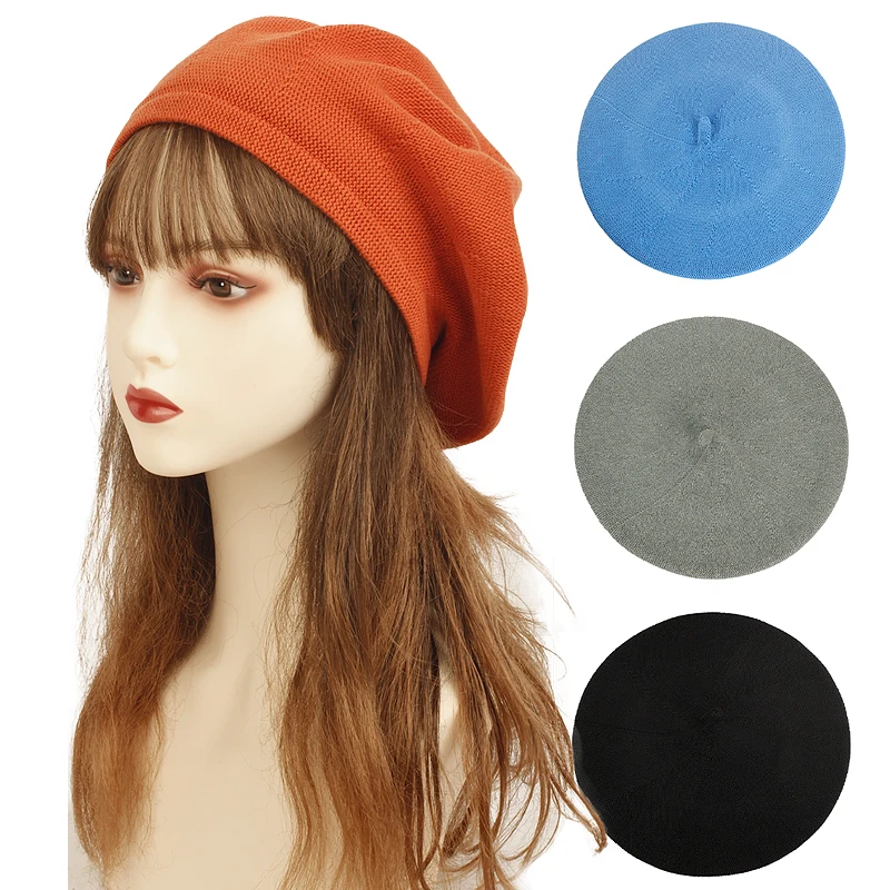 Geebro Women 15 Colors Soft casual Knitted Beret Female Fashion Vintage Solid Knit Berets Streetwear Painter Hat
Geebro Women 15 Colors Soft casual Knitted Beret Female Fashion Vintage Solid Knit Berets Streetwear Painter Hat