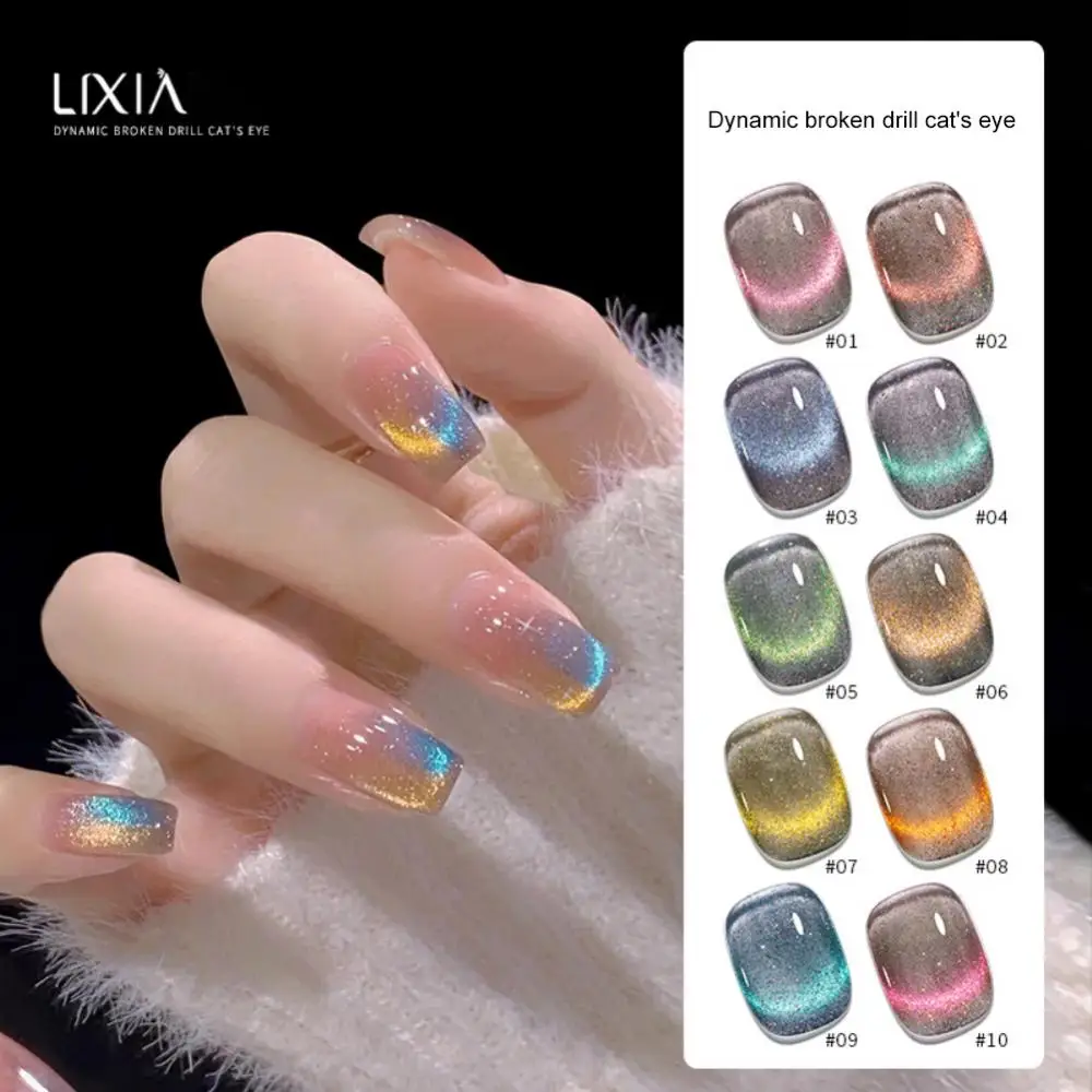15ML Crystal Cat Eye Rainbow Magnetic Gel Nail Polish Glue Glitter Glue Nail Art Shiny Varnish UV Gel Nail Art Design Manicure
15ML Crystal Cat Eye Rainbow Magnetic Gel Nail Polish Glue Glitter Glue Nail Art Shiny Varnish UV Gel Nail Art Design Manicure