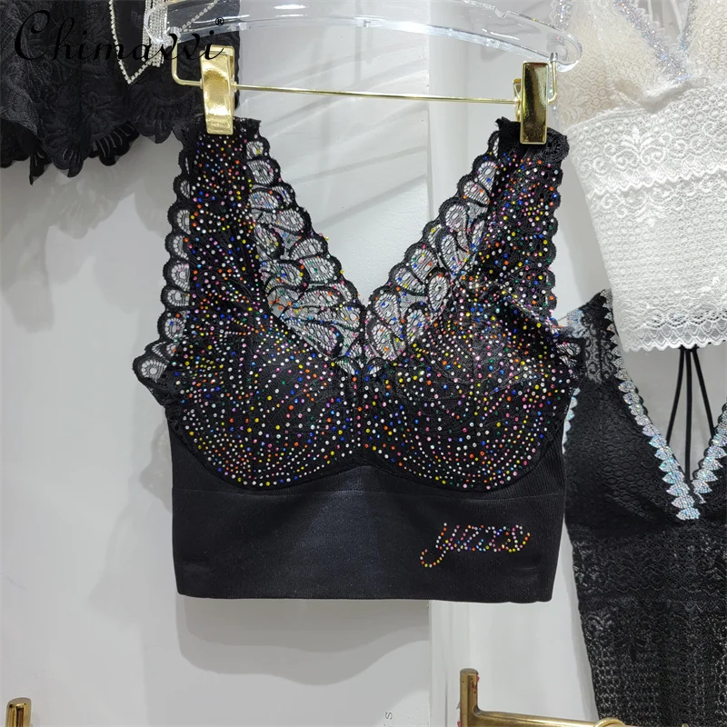 2022 Spring Summer New Ladies Fashion Classic Style Pullover Vest Women's Sexy Colorful Hot Rhinestone Lace Crocheted Tube Top
2022 Spring Summer New Ladies Fashion Classic Style Pullover Vest Women's Sexy Colorful Hot Rhinestone Lace Crocheted Tube Top