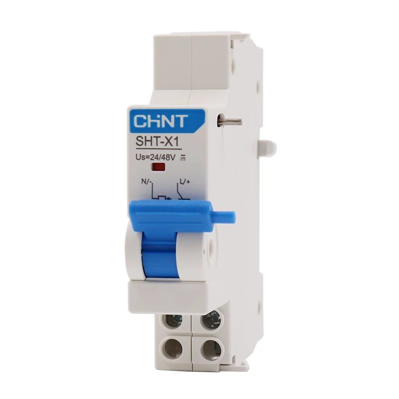NEW CHINT Shunt Release SHT-X1 AC230V/400V AC/DC 24/48V Accessory for CHINT Circuit Breaker NXB-63 Series NXB-40 Series
NEW CHINT Shunt Release SHT-X1 AC230V/400V AC/DC 24/48V Accessory for CHINT Circuit Breaker NXB-63 Series NXB-40 Series