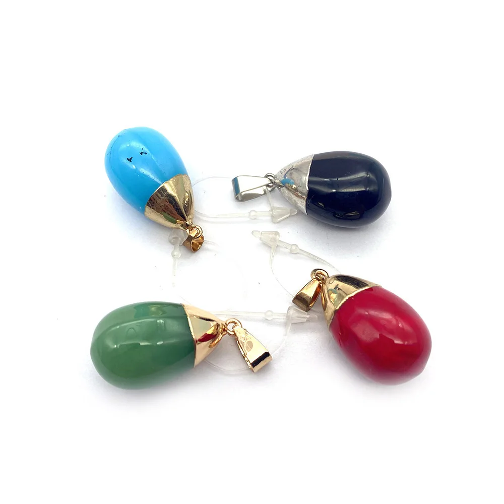 2pcs/Bag Natural Stone Crystal Opal Pendant 16x29mm Turquoise Charm Jewelry DIY Necklace Earrings Bracelet Accessories
2pcs/Bag Natural Stone Crystal Opal Pendant 16x29mm Turquoise Charm Jewelry DIY Necklace Earrings Bracelet Accessories