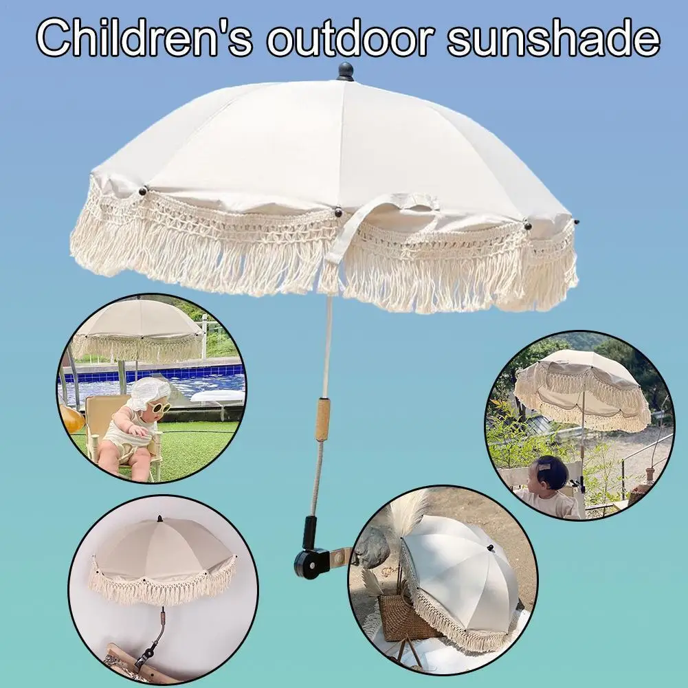 Baby Stroller Sun Protection Parasol Bohemian Vintage Fringe Outdoor Pushchair Parasol Umbrella Umbrella Beach Sun Folding R5W0
Baby Stroller Sun Protection Parasol Bohemian Vintage Fringe Outdoor Pushchair Parasol Umbrella Umbrella Beach Sun Folding R5W0