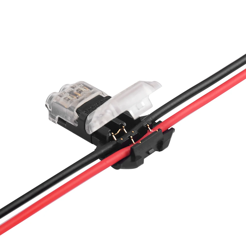 10Pcs Quick Electrical Cable 1/2 Pin I T Type connectors terminals for wires 22-18AWG For Led Strip Car Electric Wire Connector 
10Pcs Quick Electrical Cable 1/2 Pin I T Type connectors terminals for wires 22-18AWG For Led Strip Car Electric Wire Connector
