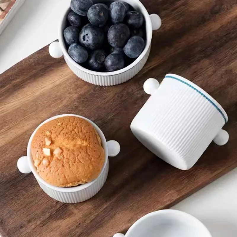 Ceramic Solid Color Bowls Steamed Egg Baking Bowl Baby Caramel Pudding Cup Dessert Low Oven Cure Household Tableware Vajilla
Ceramic Solid Color Bowls Steamed Egg Baking Bowl Baby Caramel Pudding Cup Dessert Low Oven Cure Household Tableware Vajilla
