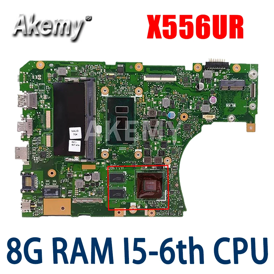 X556UR 8G/I5-6th CPU (V2G) DDR4 For Asus X556UV X556UJ X556UB X556UQ Mainboard Motherboard 90NB0BF0-R00050
X556UR 8G/I5-6th CPU (V2G) DDR4 For Asus X556UV X556UJ X556UB X556UQ Mainboard Motherboard 90NB0BF0-R00050