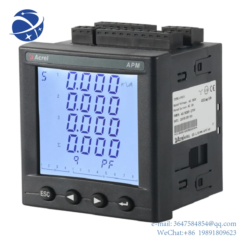 Многофункциональный измерительный прибор Yun YiAPM830, электронная система мониторинга энергии, управление питанием
Многофункциональный измерительный прибор Yun YiAPM830, электронная система мониторинга энергии, управление питанием