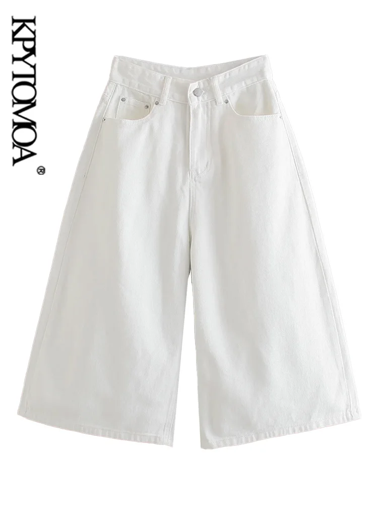 KPYTOMOA Women Fashion Front Pockets Denim Knee Length Jeans Vintage High Waist Zipper Fly Female Trousers Mujer
KPYTOMOA Women Fashion Front Pockets Denim Knee Length Jeans Vintage High Waist Zipper Fly Female Trousers Mujer