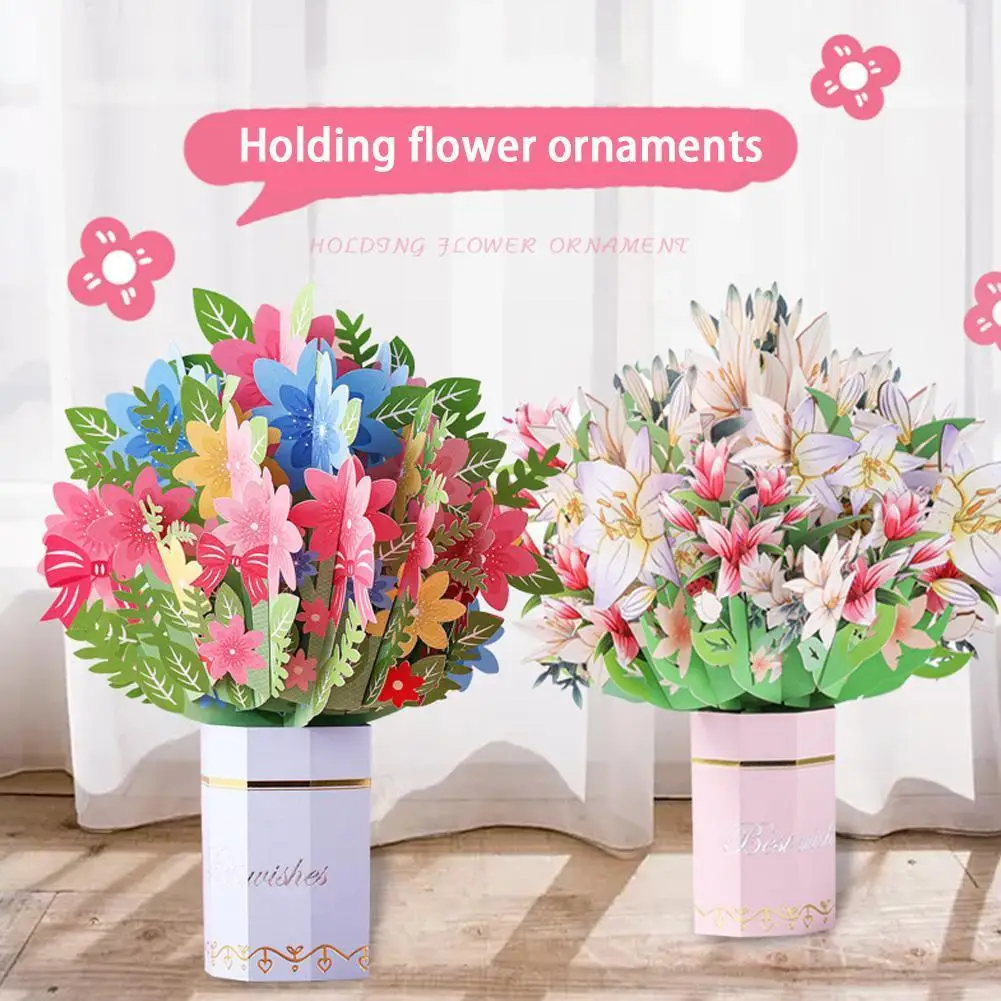 -up Flower Card 3d Greeting Card For Birthday Father's Day Graduation Wedding Anniversary Get Well Sympathy M1o1
-up Flower Card 3d Greeting Card For Birthday Father's Day Graduation Wedding Anniversary Get Well Sympathy M1o1