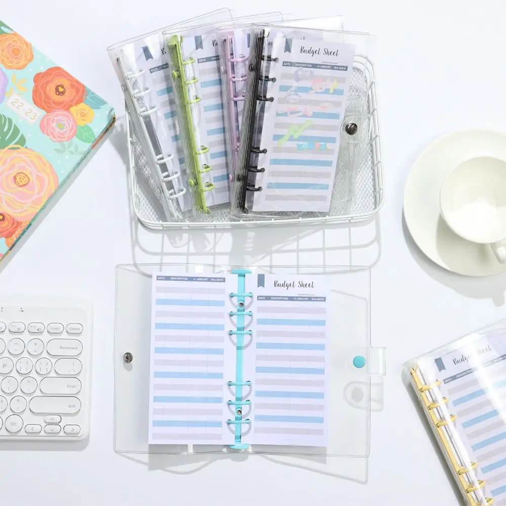 PVC Stationery Desk Storage School Supplies Notebook Binder Transparent Folders A5A6 Binder Pockets
PVC Stationery Desk Storage School Supplies Notebook Binder Transparent Folders A5A6 Binder Pockets