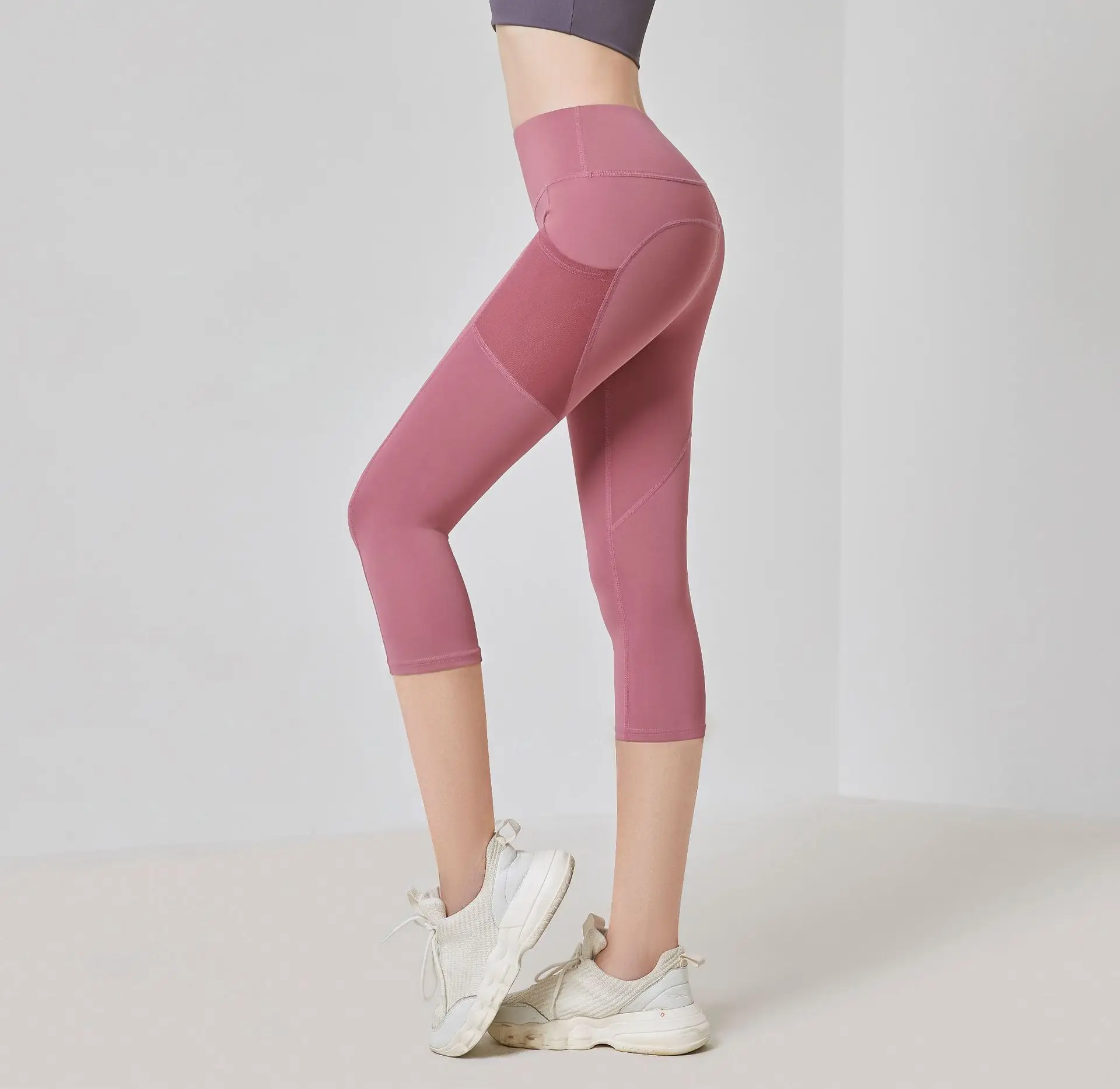 Women's Sports Pants 3/4 Gym Sport Woman Tights Casual Cropped Female Leggings For Fitness Women Yoga Pants with Side Pockets
Women's Sports Pants 3/4 Gym Sport Woman Tights Casual Cropped Female Leggings For Fitness Women Yoga Pants with Side Pockets