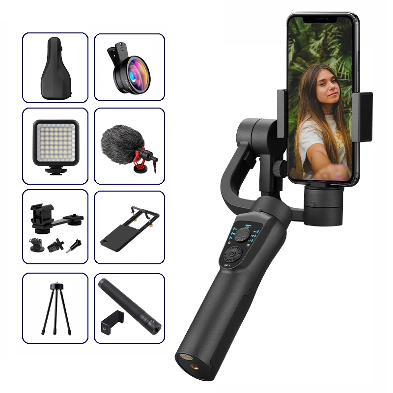 NEW EKEN S5B 3 Axis Handheld gimbal stabilizer cellphone Video Record Smartphone Gimbal For phone Action Camera VS H4
NEW EKEN S5B 3 Axis Handheld gimbal stabilizer cellphone Video Record Smartphone Gimbal For phone Action Camera VS H4