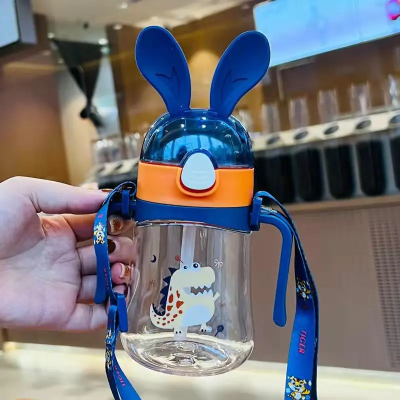 Children's Cartoon Sippy Cup Kindergarten Portable Suction Kettle Spring Cover Outdoor Plastic Water Bottle Cute
Children's Cartoon Sippy Cup Kindergarten Portable Suction Kettle Spring Cover Outdoor Plastic Water Bottle Cute