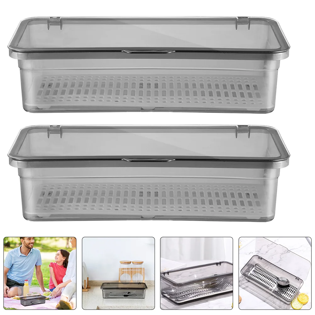 2Pcs Chopsticks Case Holder Chopsticks Storage Box Chopsticks Container Home Supply
2Pcs Chopsticks Case Holder Chopsticks Storage Box Chopsticks Container Home Supply