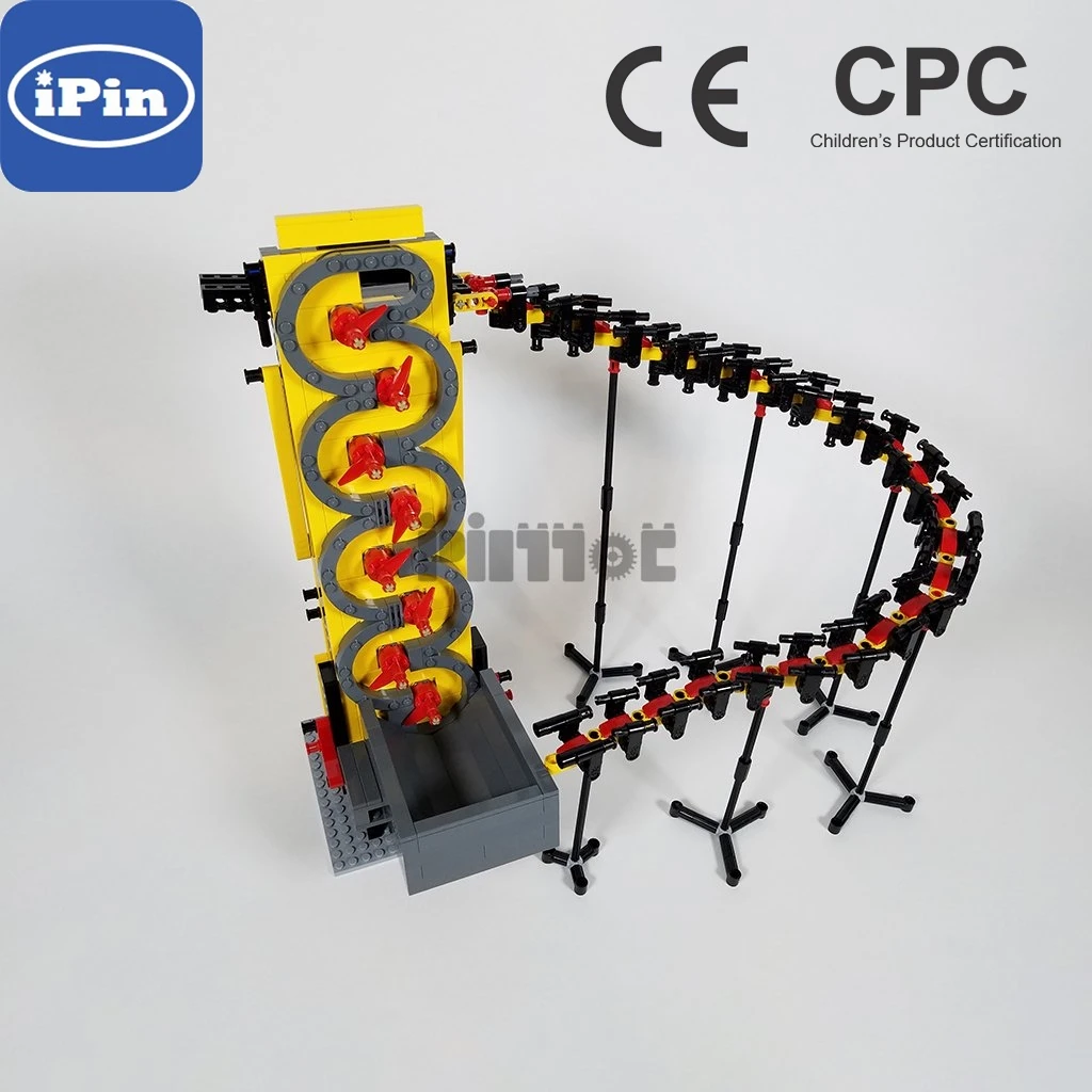 Moc-51009 S-shaped electric marble track 792pcs electronic drawing splicing building block technology assembly
Moc-51009 S-shaped electric marble track 792pcs electronic drawing splicing building block technology assembly